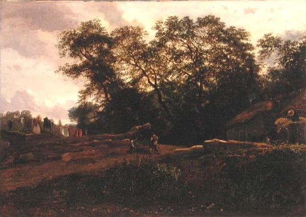 Az erdő széle, 1830-as évek vége (olaj, vászon) alkotó: Constant Emile Troyon