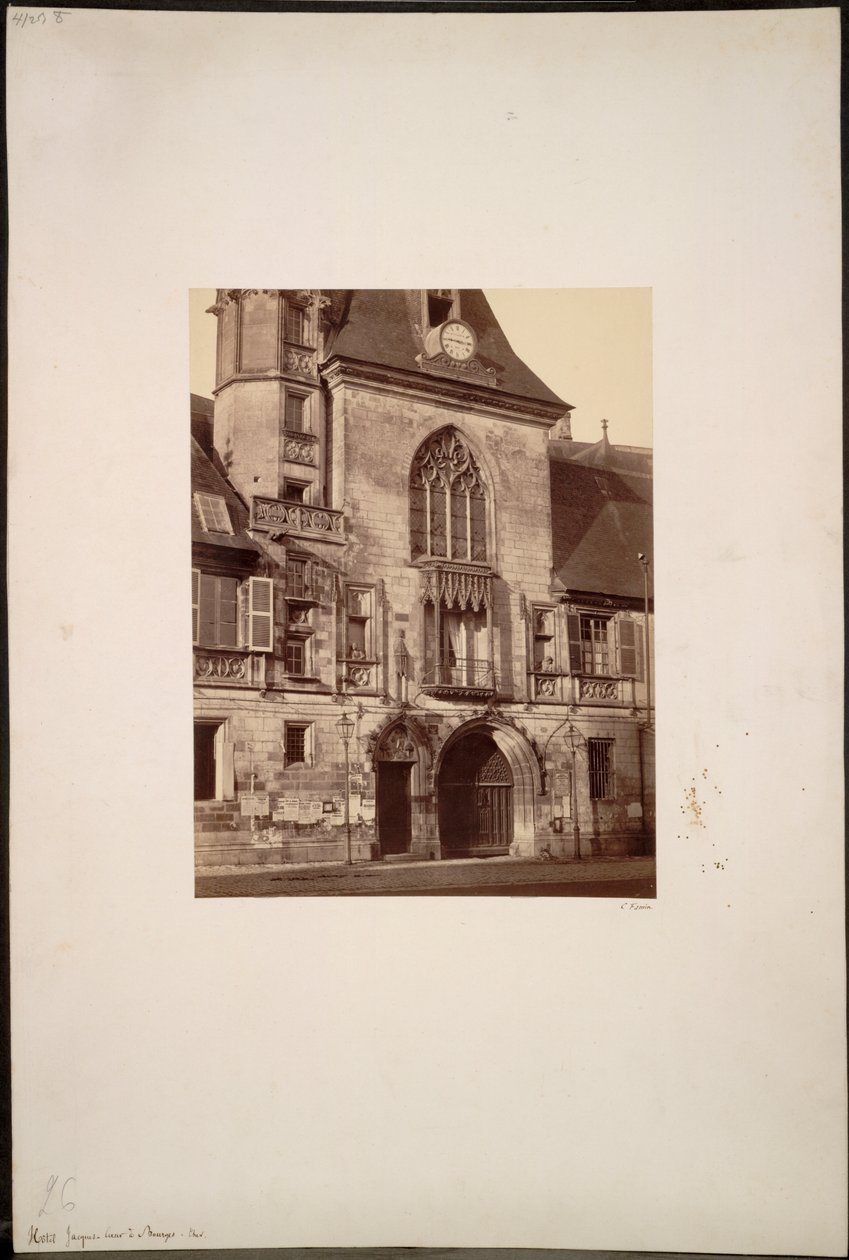Hotel Jacques Coeur Bourges-ban alkotó: Constant Alexandre Famin