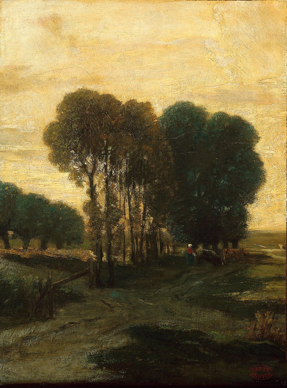Egy facsoport, 1860 körül alkotó: Constant Emile Troyon