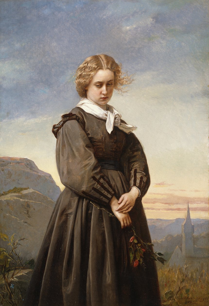 A szerelem melankóliája, 1866. alkotó: Constant Mayer