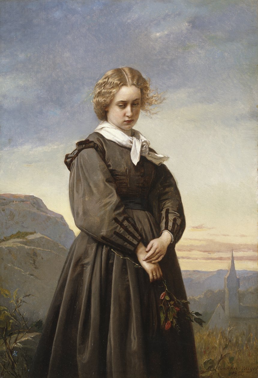 Szerelem melankóliája, 1866 alkotó: Constant Mayer