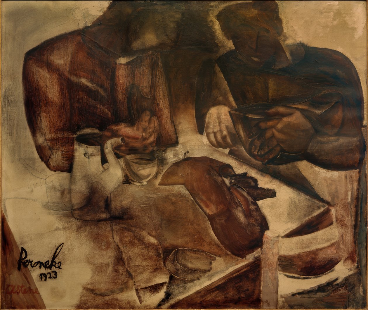 Constant Permeke, "Fekete kenyér" / Olaj, vászon, 1923 alkotó: Constant Permeke