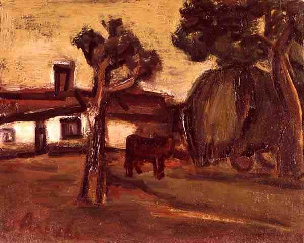 The Farm-Yard (olaj, vászon) alkotó: Constant Permeke