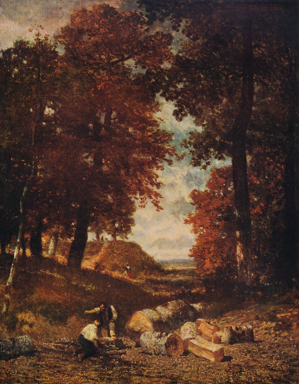 Favágók, 1840-es évek vége, 1915 körül alkotó: Constant Troyon