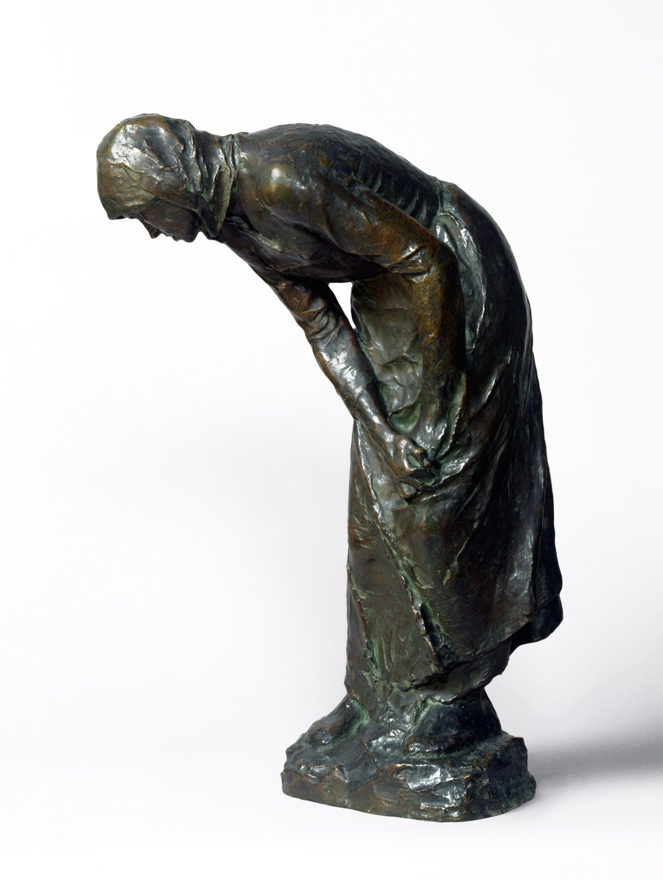 Firedamp, 1893 (bronz) alkotó: Constantin Emile Meunier