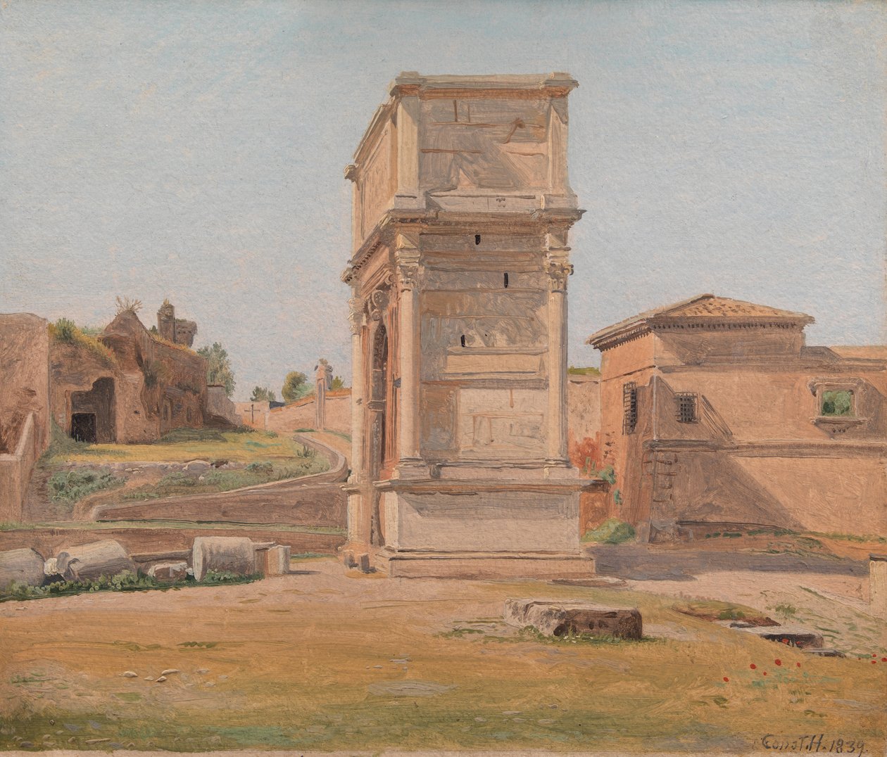 Titus íve Rómában alkotó: Constantin Hansen