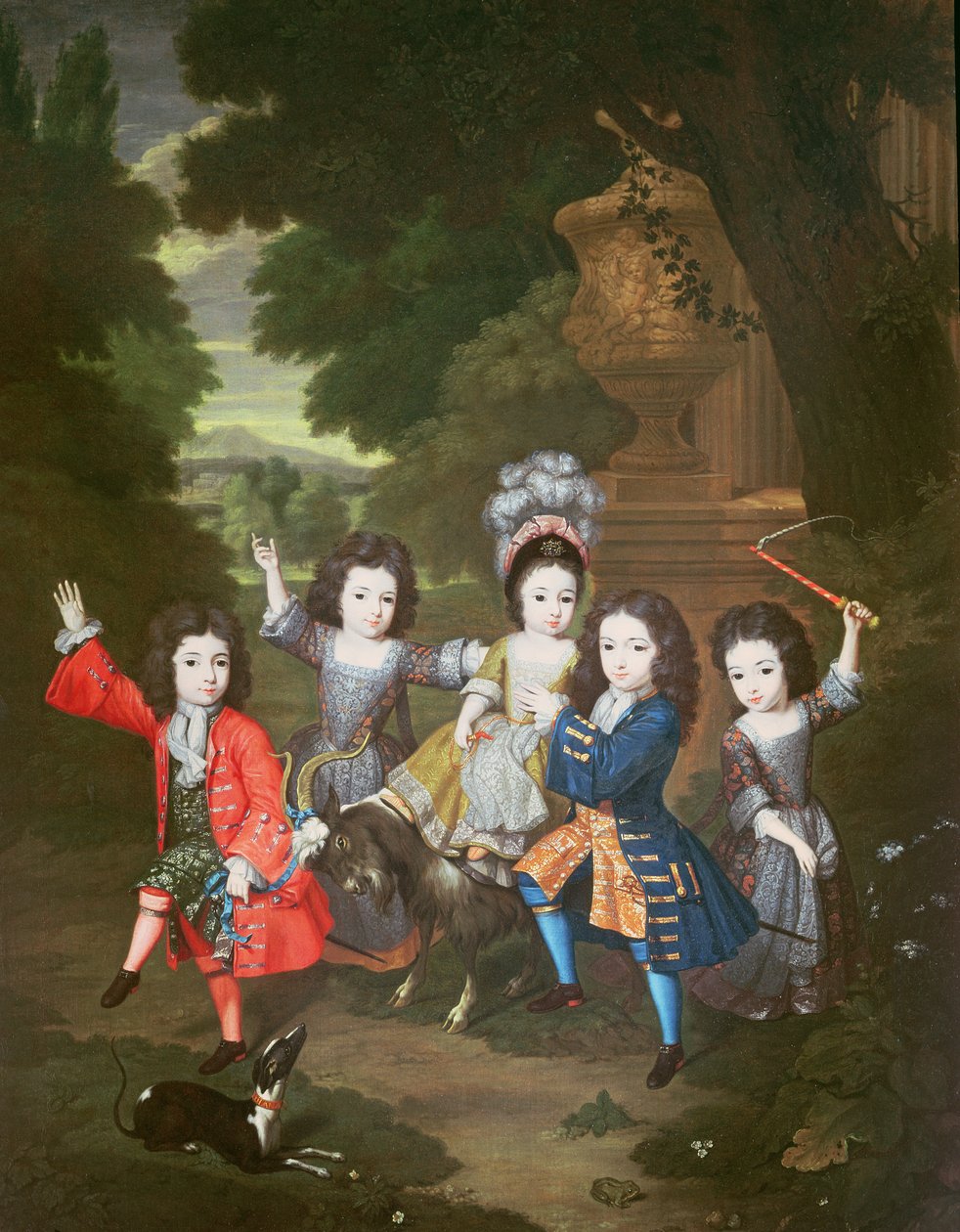 Francisco Lopez-Suasso gyermekeinek portréja alkotó: Constantin Netscher