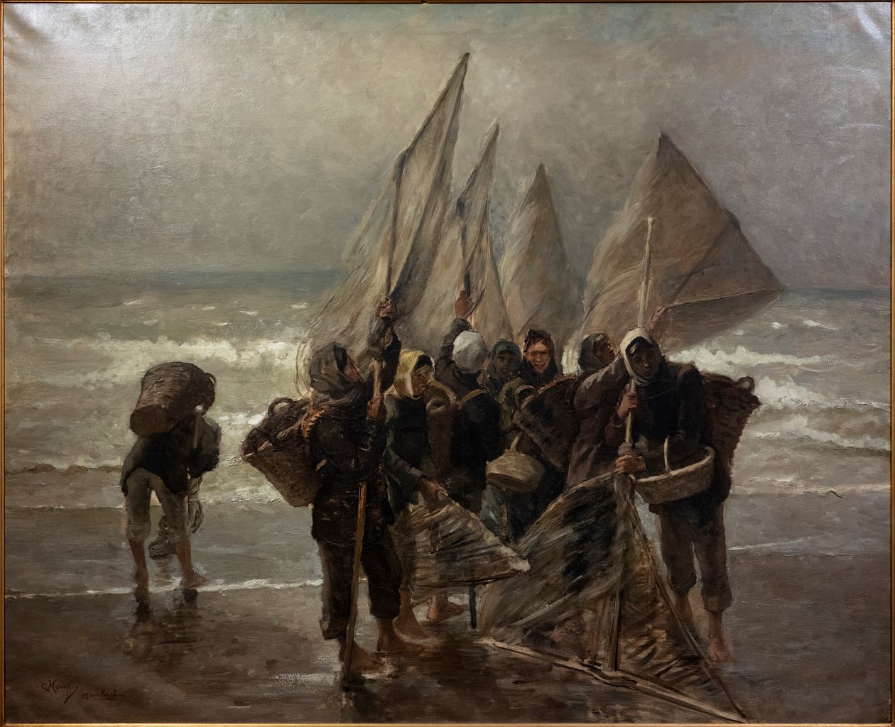 Garnélarák a Mariakerkében alkotó: Constantin Emile Meunier