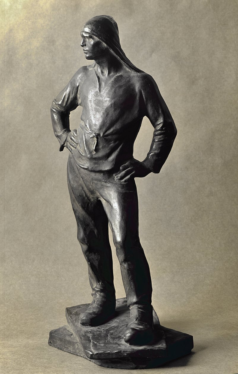 Az Antwerpeni Kikötő Longshoremanja (bronz szobor alkotó: Constantin Emile Meunier