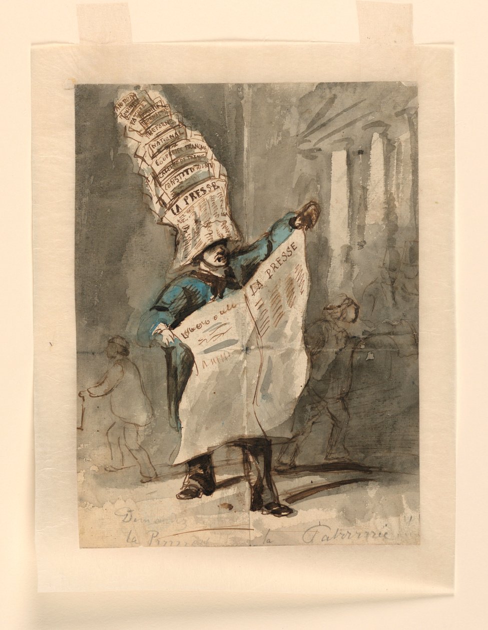 La Presse, The Press alkotó: Constantin Guys
