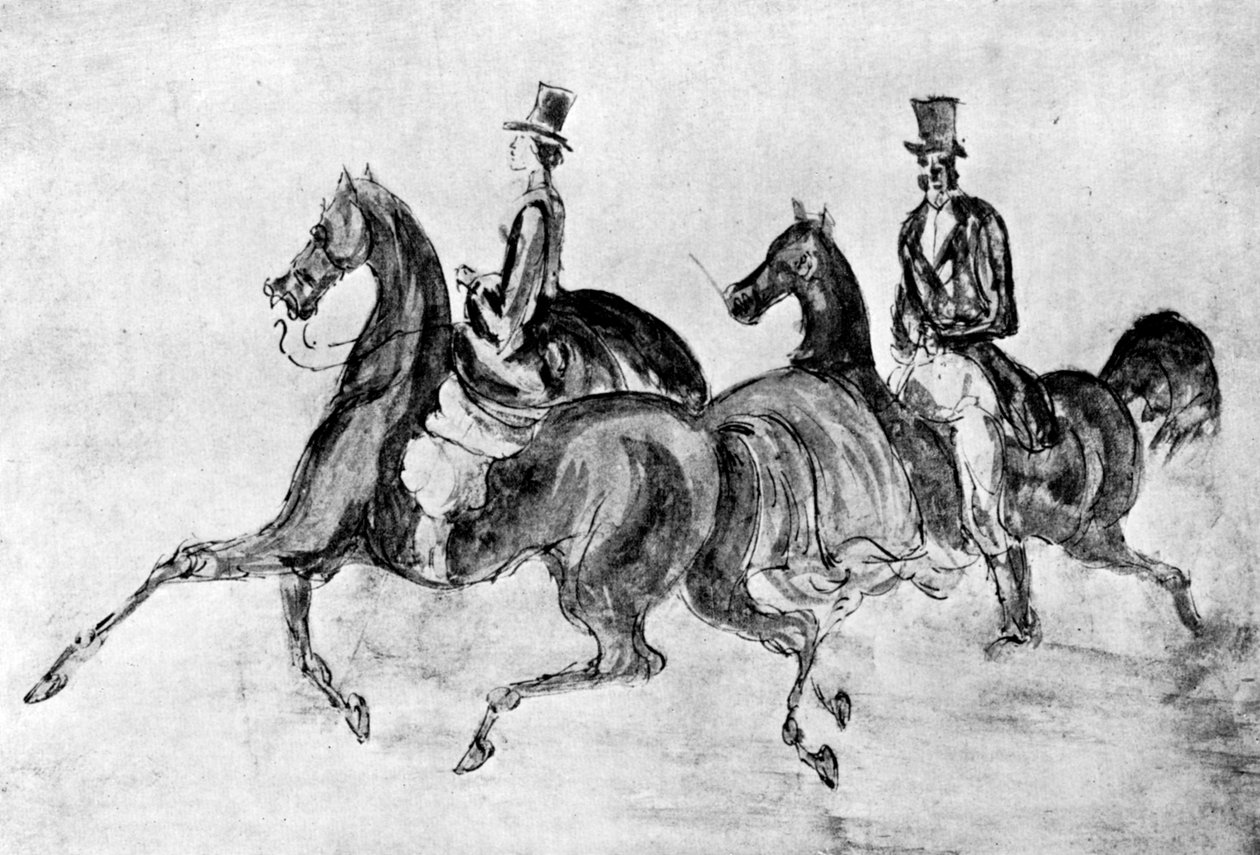 A lovasok, 1930. alkotó: Constantin Guys