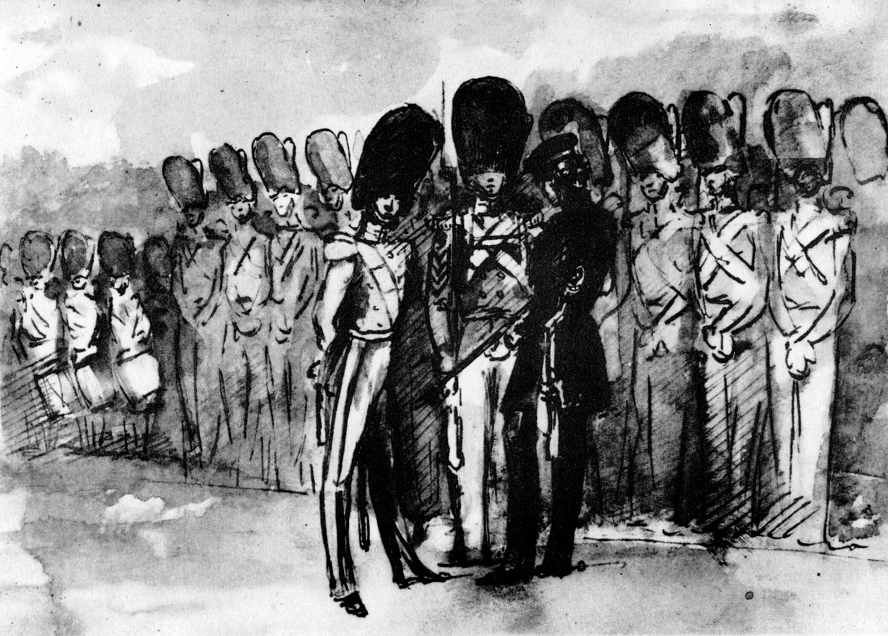 A parádén, 1930. alkotó: Constantin Guys