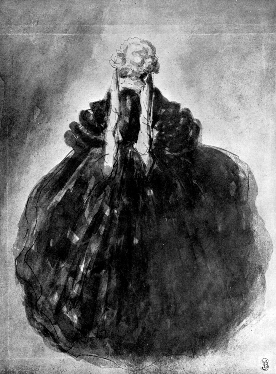 Tanulmány egy hölgyről, 19. század, 1930. alkotó: Constantin Guys