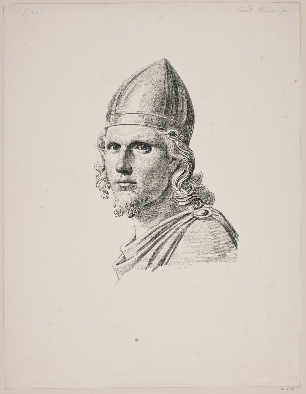 Týr isten feje Ægir lakomáján alkotó: Constantin Hansen