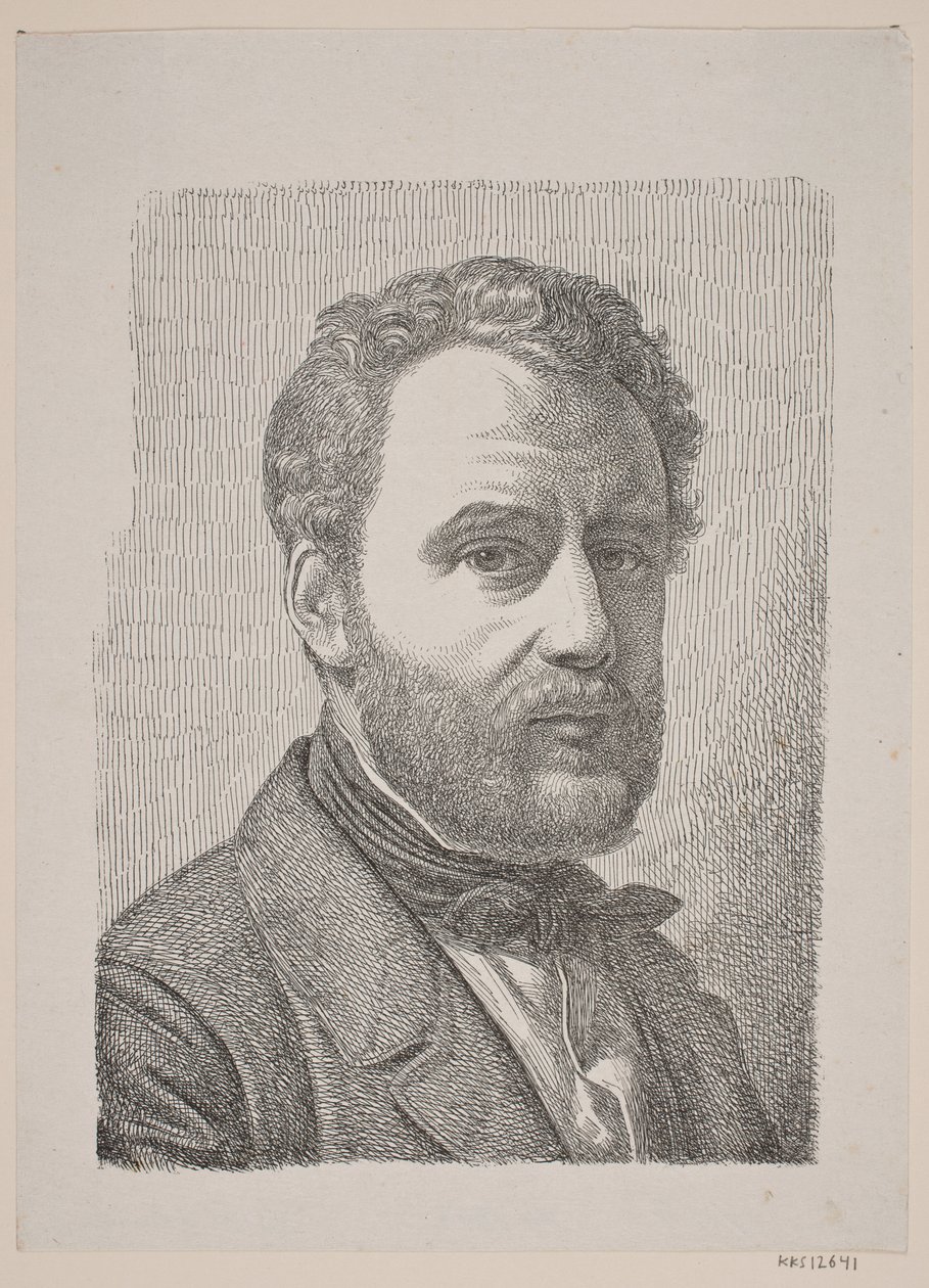 Wilhelm Marstrand portréja alkotó: Constantin Hansen