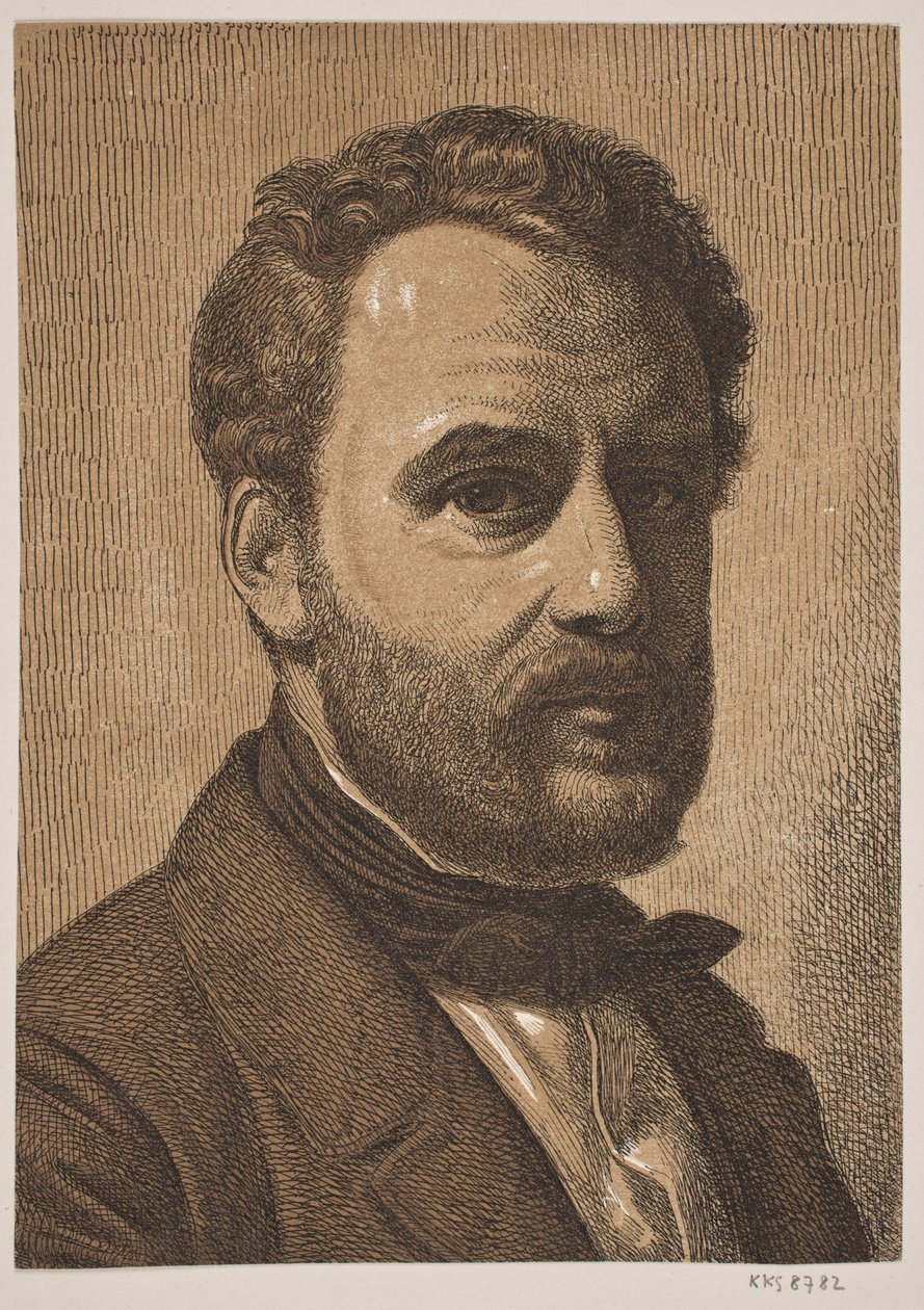 Wilhelm Marstrand portréja alkotó: Constantin Hansen