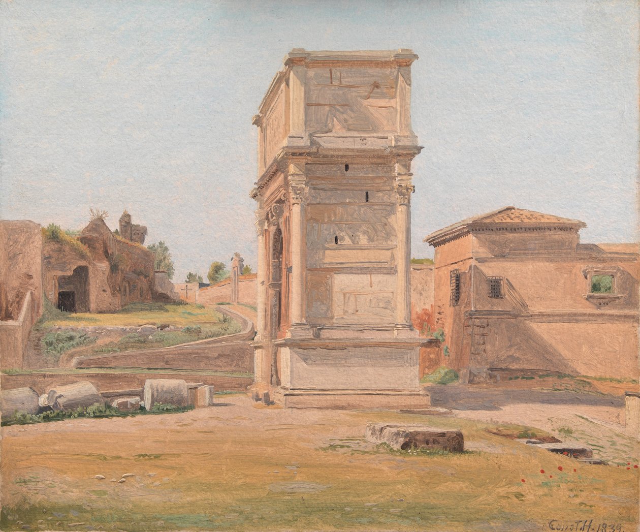 Titus boltíve Rómában alkotó: Constantin Hansen