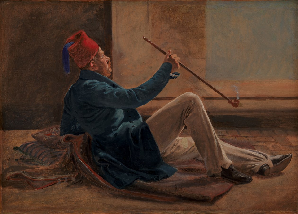 Gottlieb Bindesbøll építész alkotó: Constantin Hansen