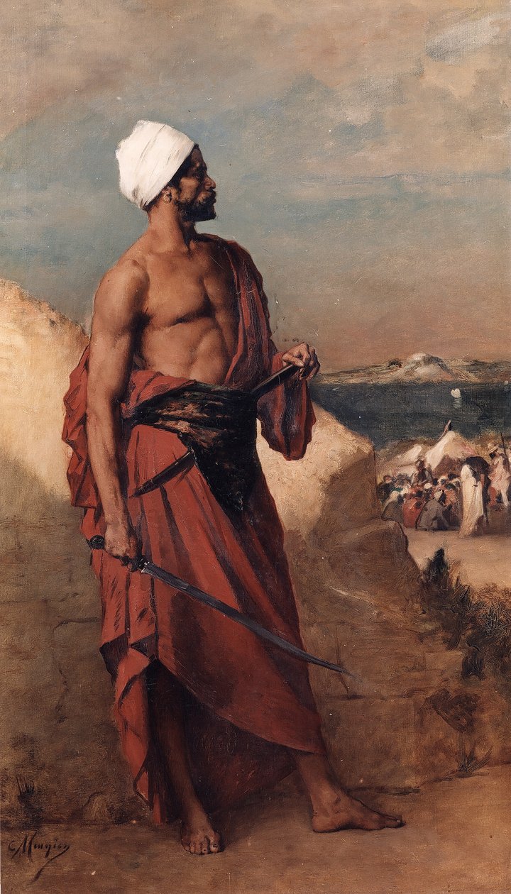Arab őrszem alkotó: Constantin Meunier