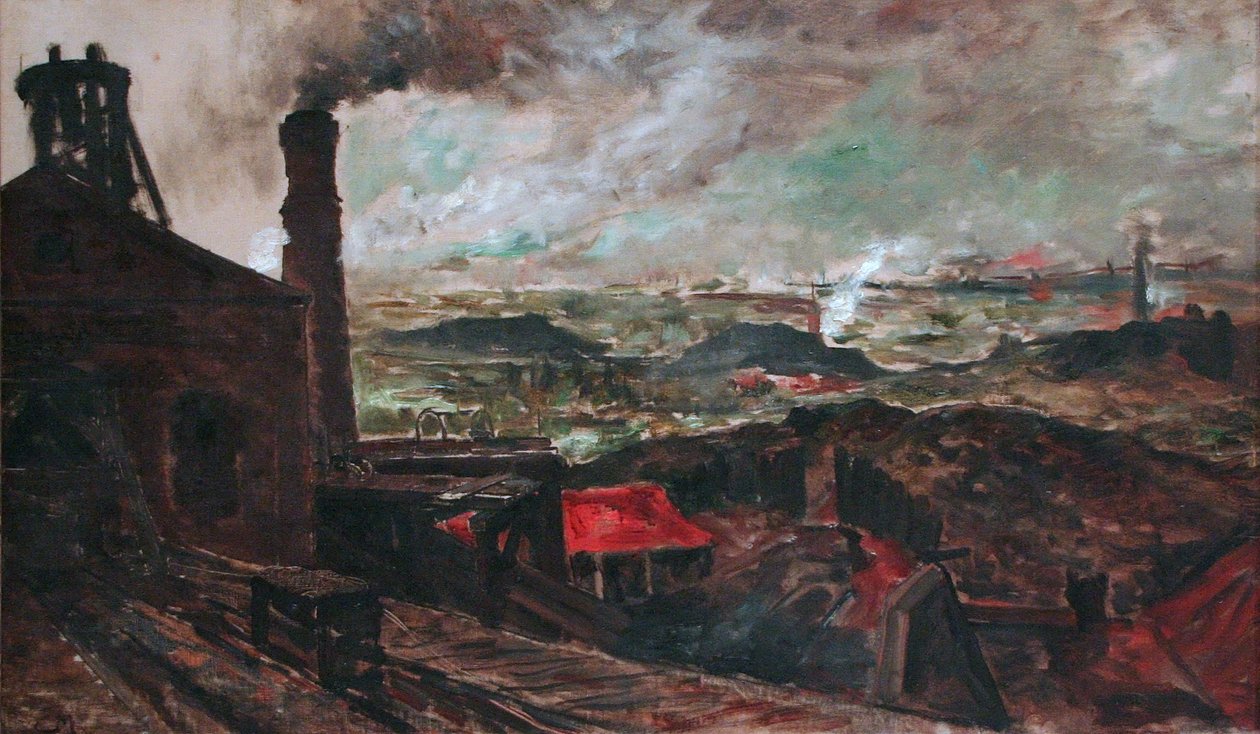 Holland: Bányászati terület alkotó: Constantin Meunier