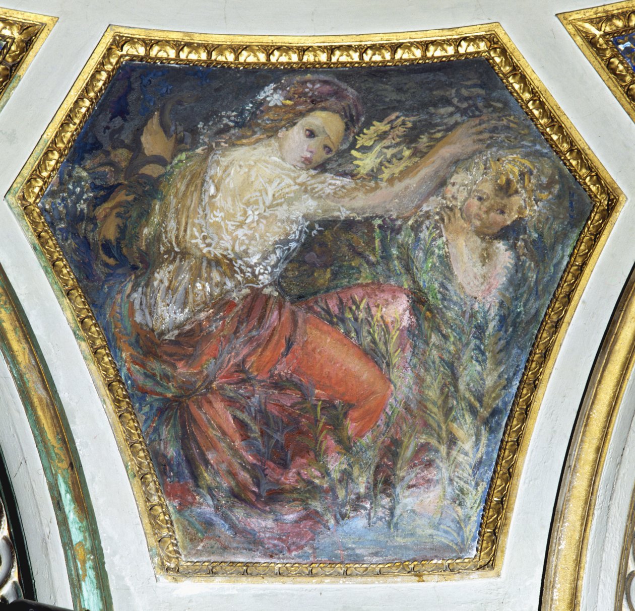 Bíboros erények, részlet alkotó: Constantino Brumidi