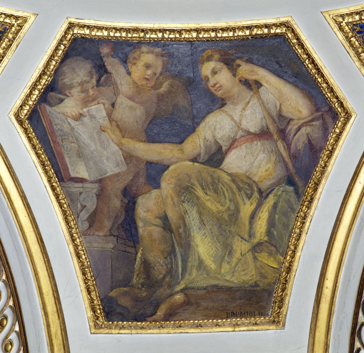 La Sapienza (a négy kardinális erény) alkotó: Constantino Brumidi