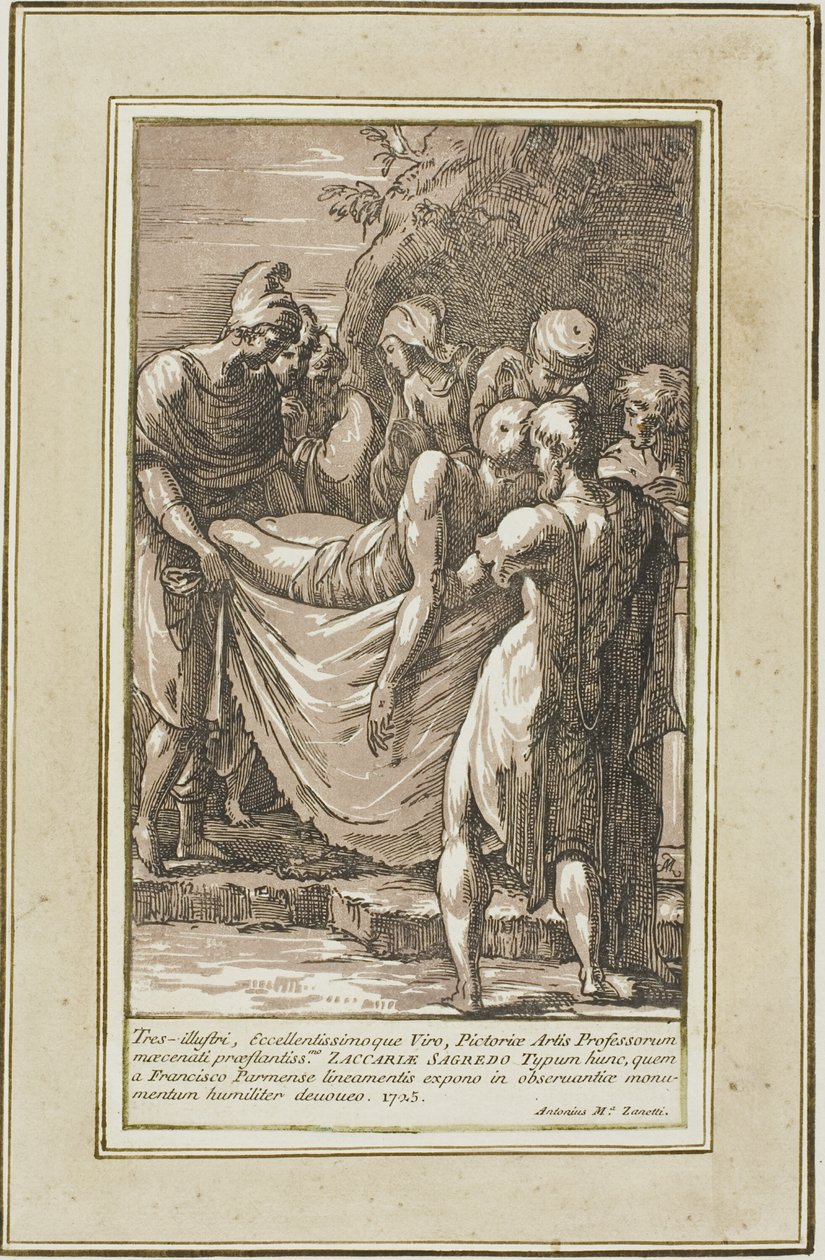 A sírbatétel alkotó: Conte Antonio Maria Zanetti the Elder