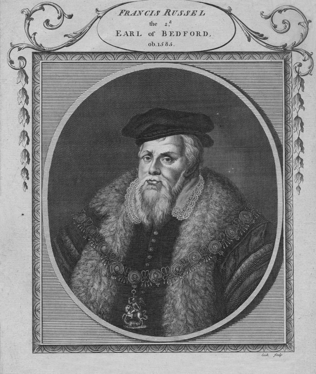Francis Russel, Bedford grófja, 1900. alkotó: Cook