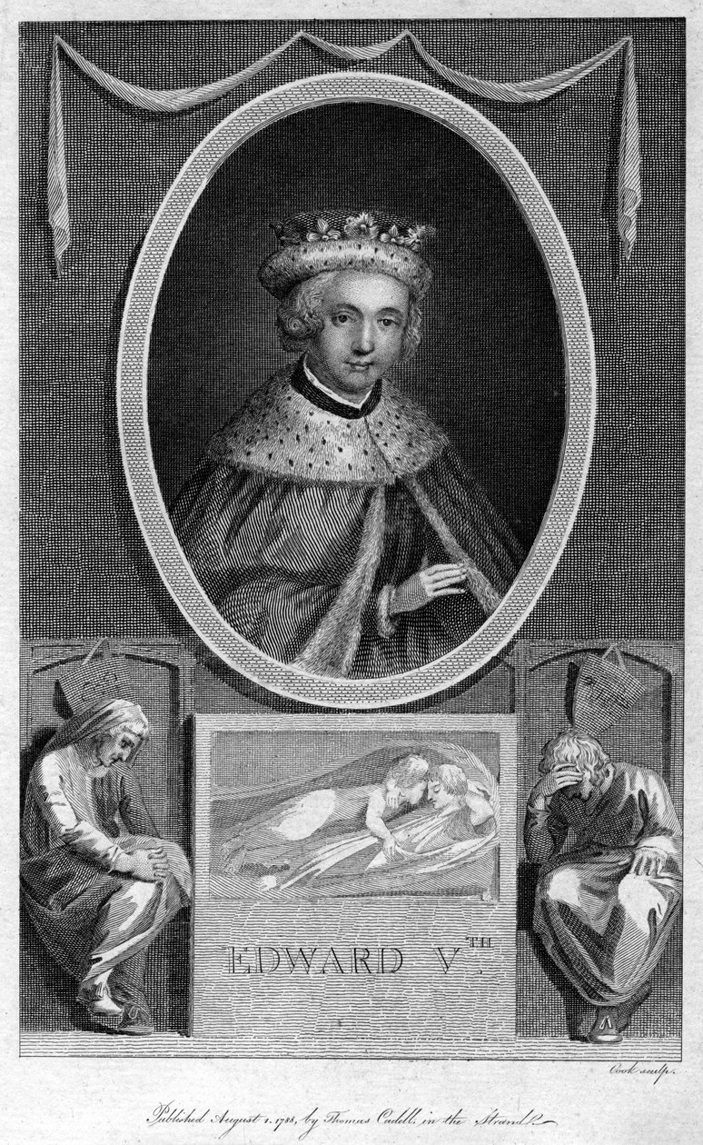 V. Edward angol király, 1788. alkotó: Cook