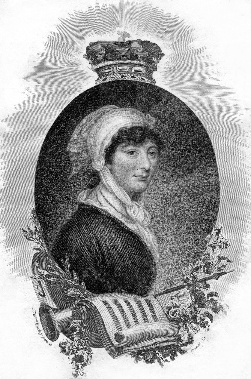 Augusta Sophia hercegnő, III. György lánya. alkotó: Cooper