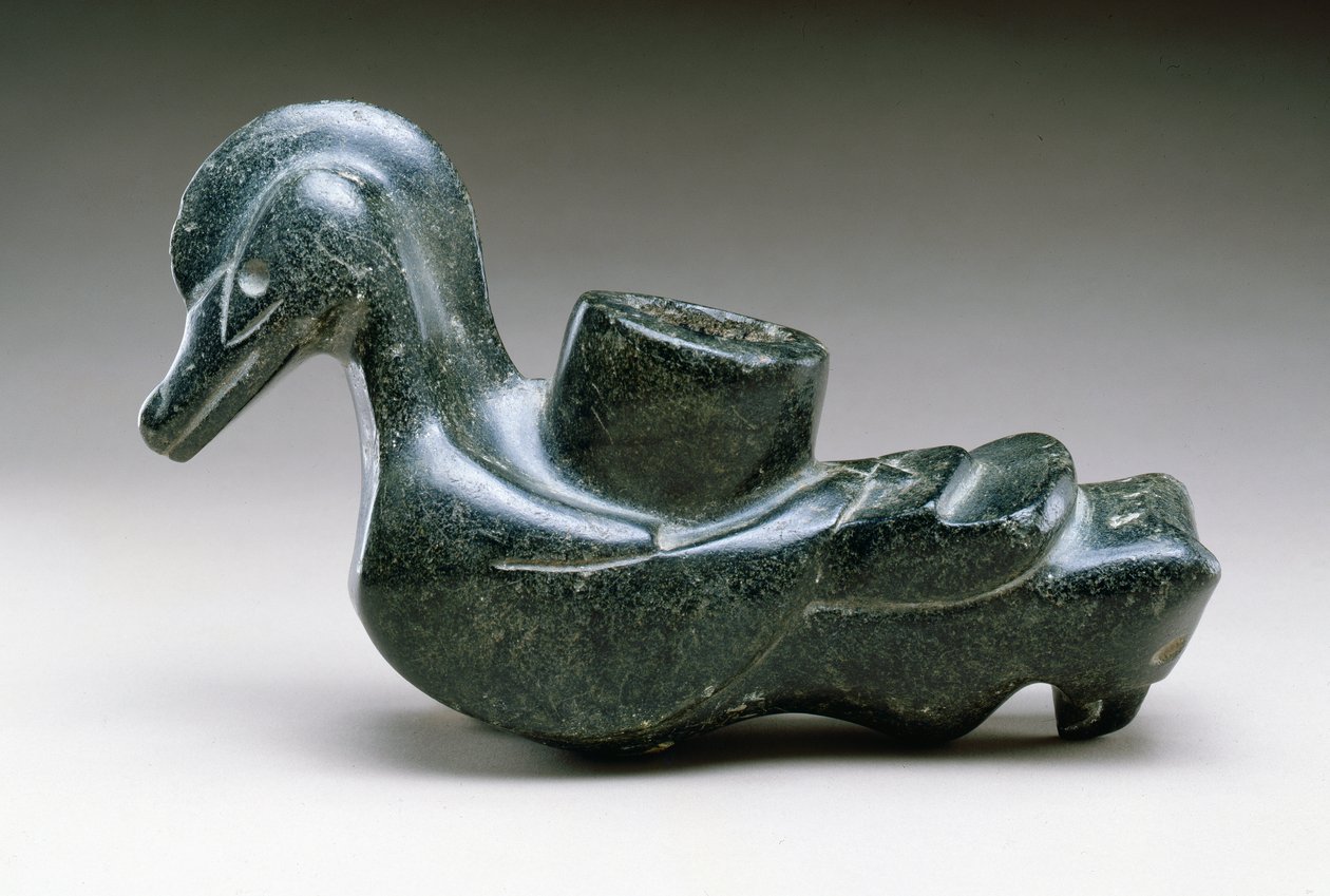 Madárképpipa, 100-600 szteatit alkotó: Copena culture