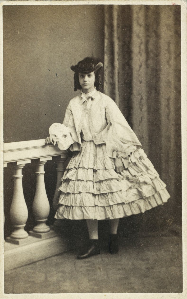 Dagmar dán hercegnő portréja 1847-1928, 1860. alkotó: Copenhagen Photo studio E. Lange