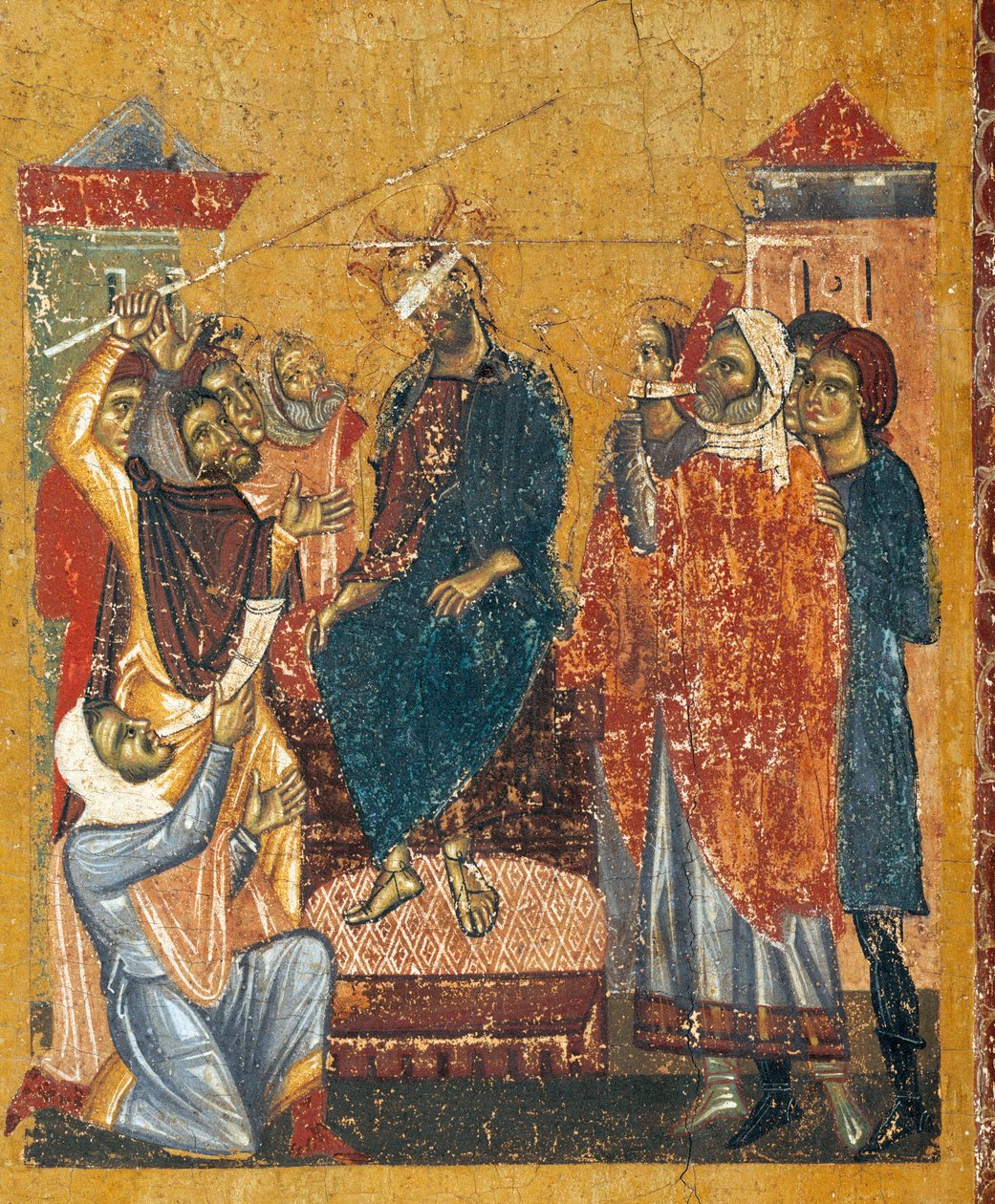 Coppo di Marcovaldo feszülete (kb 1220-1276 után), részlet alkotó: Coppo di Marcovaldo
