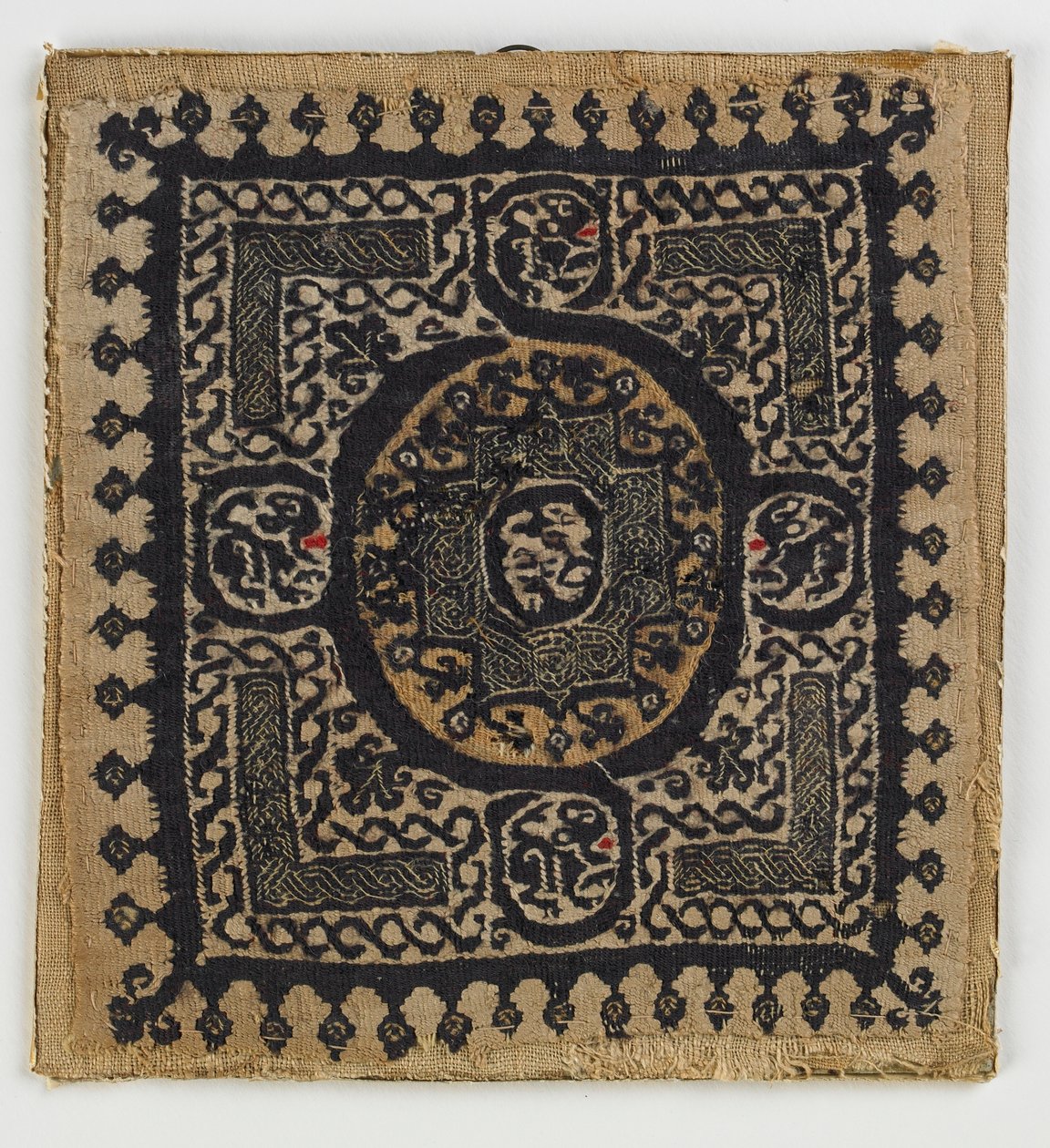 Textilpanel, Egyiptom, 400 körül (textil) alkotó: Coptic