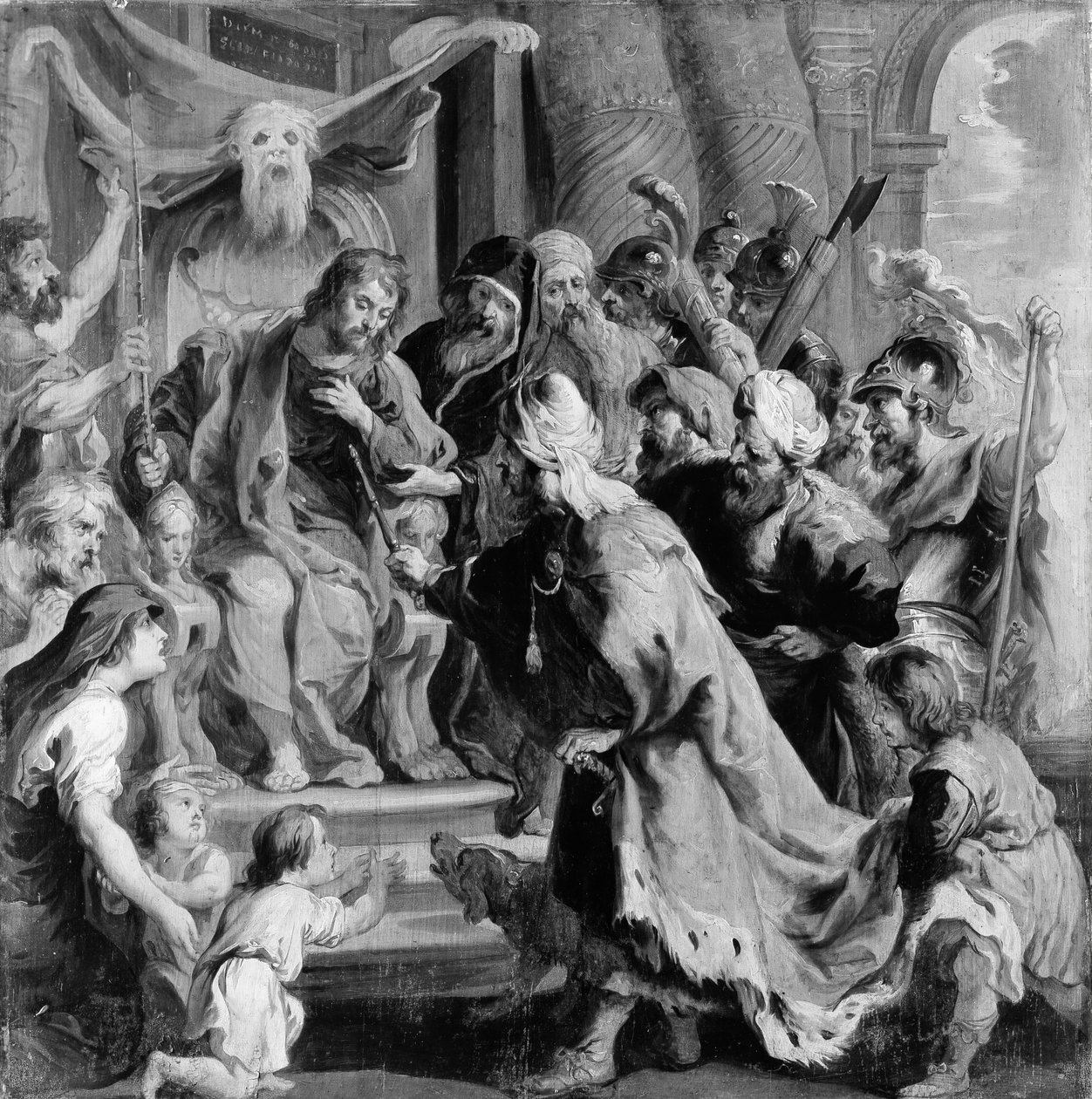 Cambyses Otanes bíróvá nevezte ki. alkotó: Copy after Peter Paul Rubens
