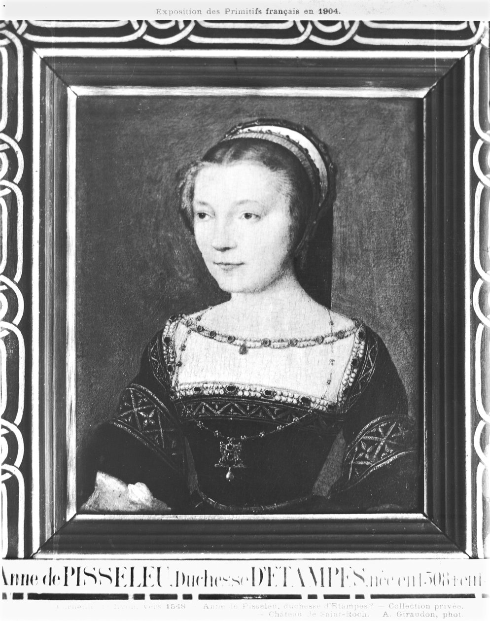 Anne de Pisseleu (1508-80) Etampes hercegnője, 1448 körül alkotó: Corneille de Lyon
