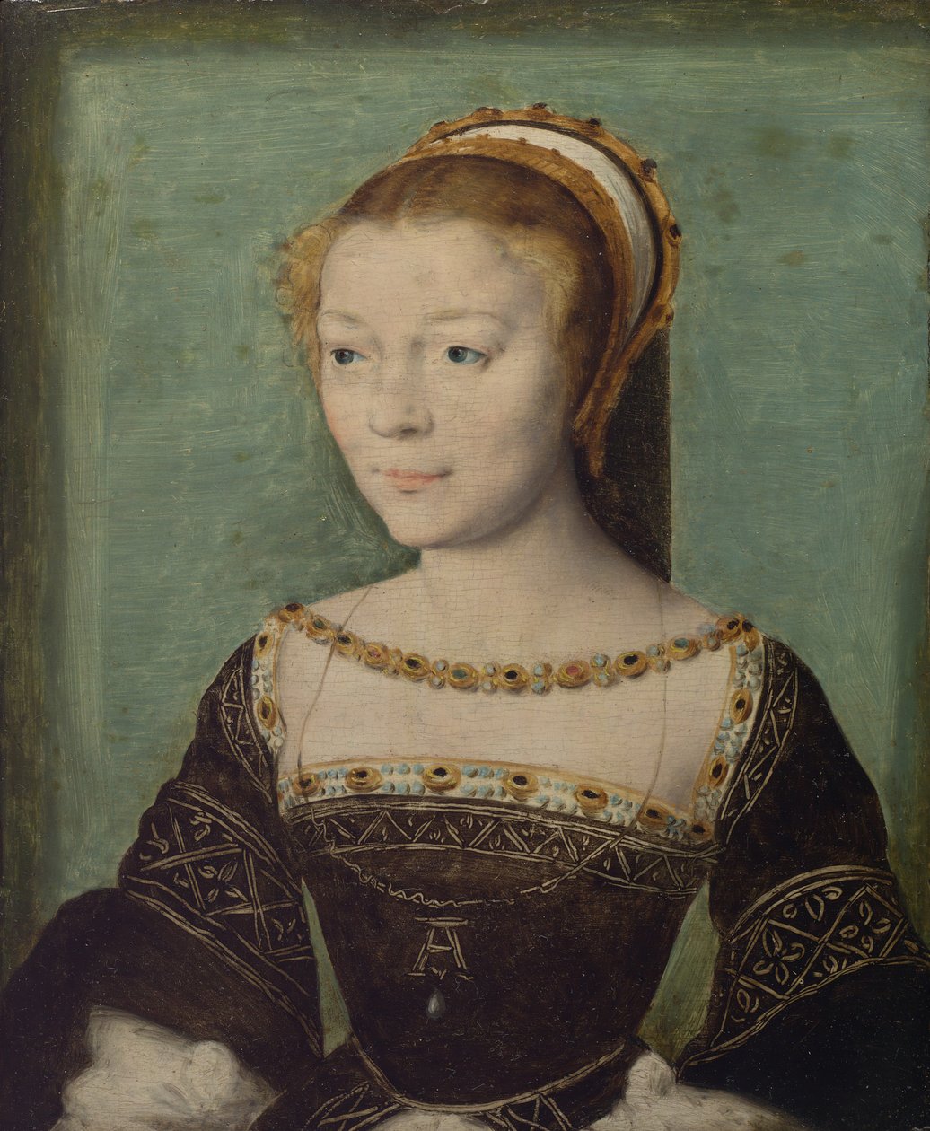 Anne de Pisseleu 1508-1576, Etampes hercegnője, kb. 1535-40. alkotó: Corneille de Lyon