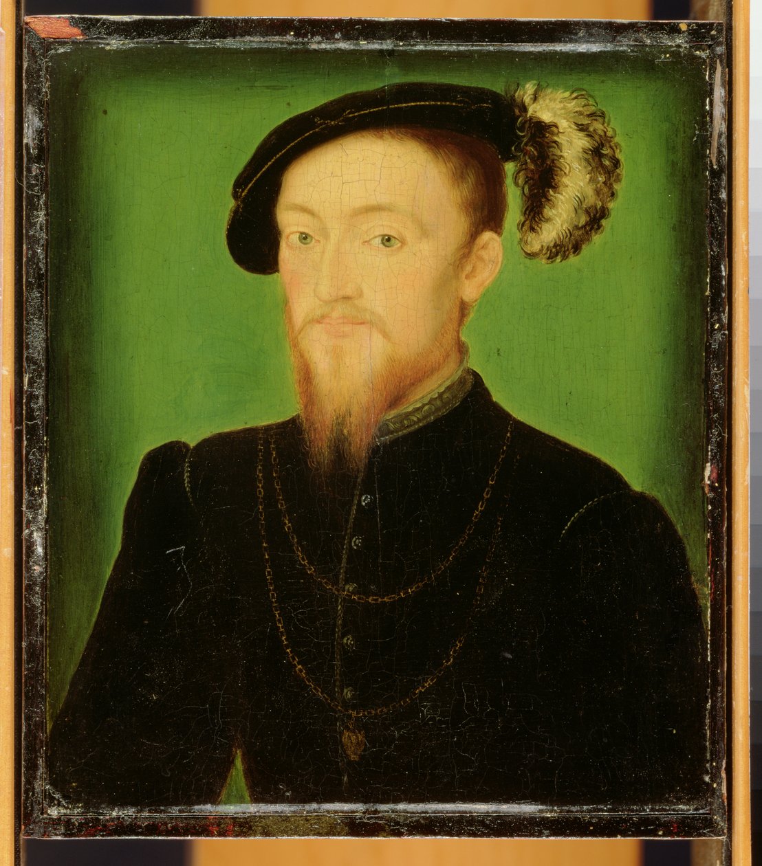 Férfi tollal a kalapjában alkotó: Corneille de Lyon