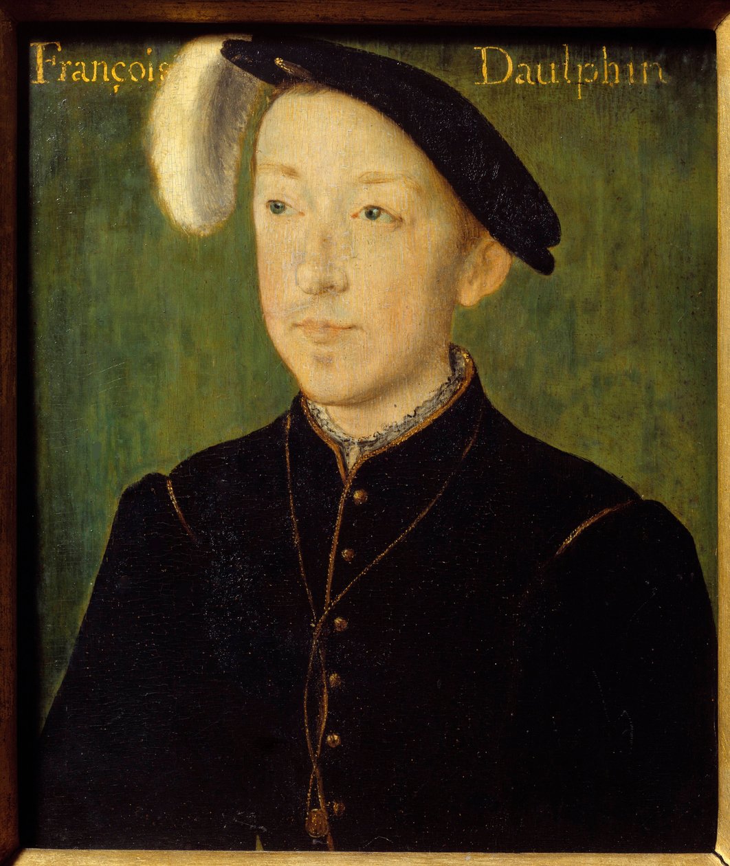 Francia Károly orléans-i herceg (1522-1545) portréja (talán I. Francois 3. fia) Corneille De Lyon fafestménye (Corneille de The Hague) (1500/1510-1574) 16. század V. 0,16x0,13 m Bayonne, Musee Bonnat alkotó: Corneille de Lyon