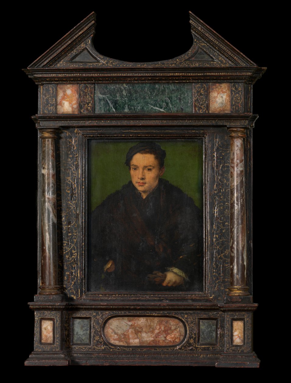 Férfi portré (olaj, panel) alkotó: Corneille de la Haye (1500 75)