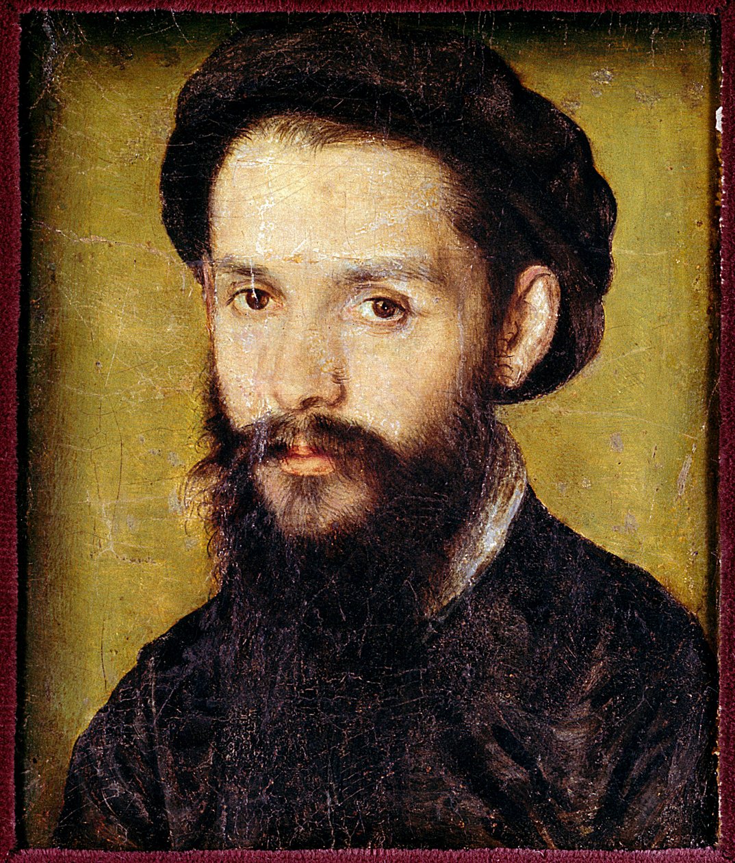 Clement des Marets dit Marot (1496-1544) francia költő portréja. Corneille De Lyon festménye (Corneille de The Hague) (1500/1510-1574) V. 0,12 x 0,10 m. 16. század. Párizs, Louvre Múzeum alkotó: Corneille de la  Haye
