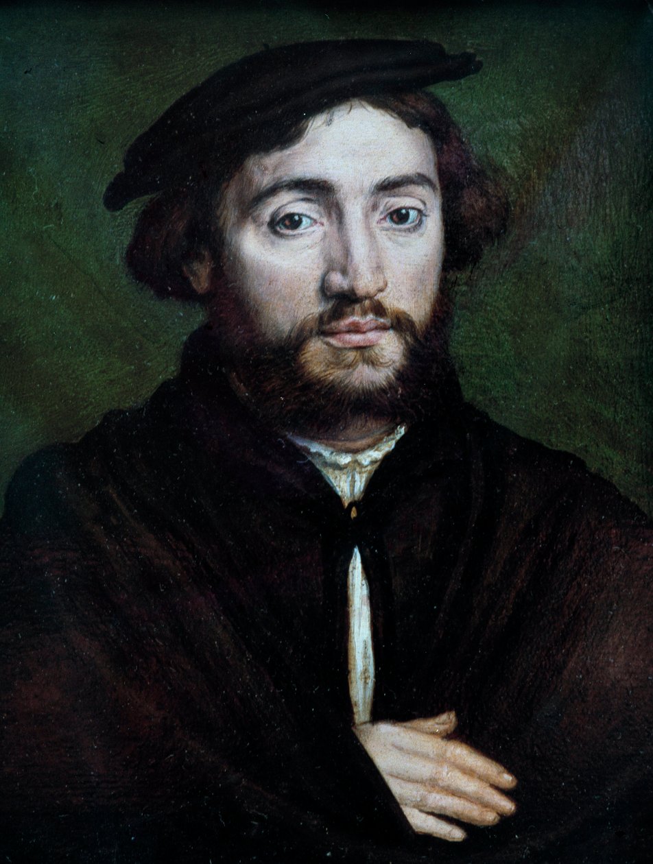 Pierre Aymeric, Saint-Flour kereskedő portréja Corneille De Lyon (Corneille de La Haye) festménye fára (1500/1510-1574) alkotó: Corneille de la  Haye