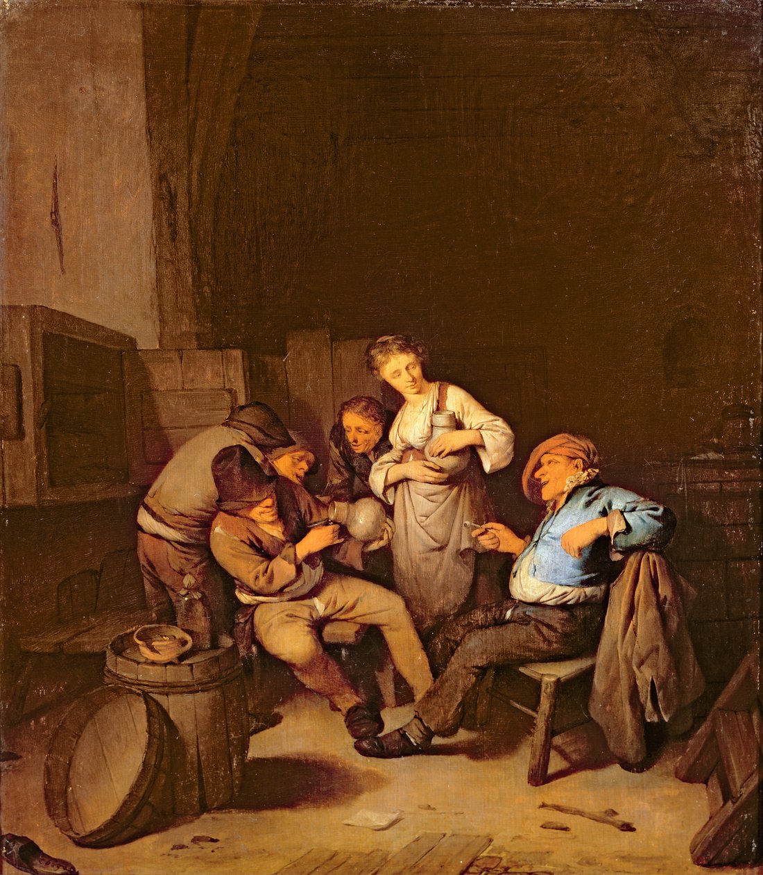 Egy holland taverna belseje alkotó: Cornelis Pietersz Bega
