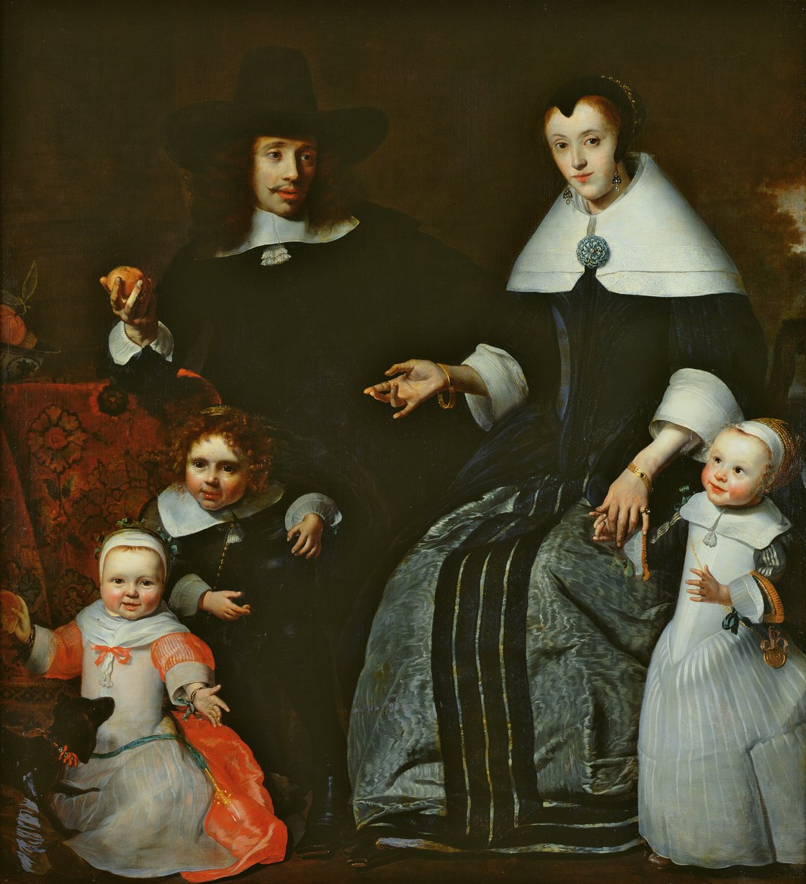 Családi portré alkotó: Cornelis Bisschop