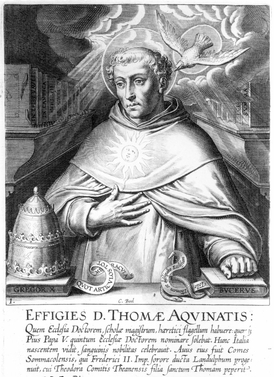 Aquinói Szent Tamás alkotó: Cornelis Boel