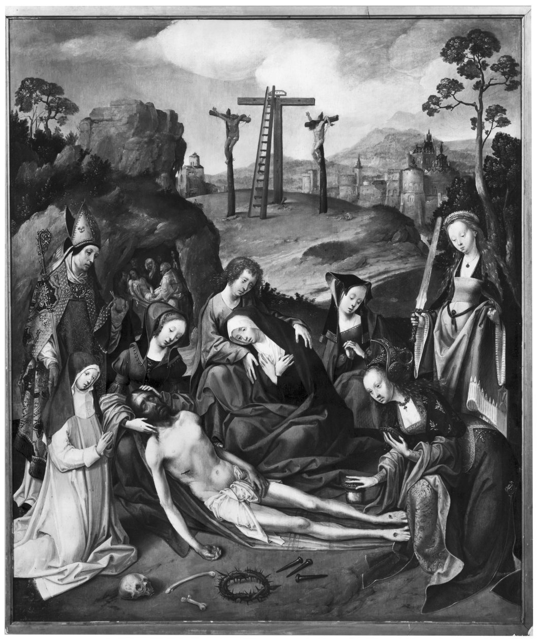 Siránkozás alkotó: Cornelis Engebrechtsz