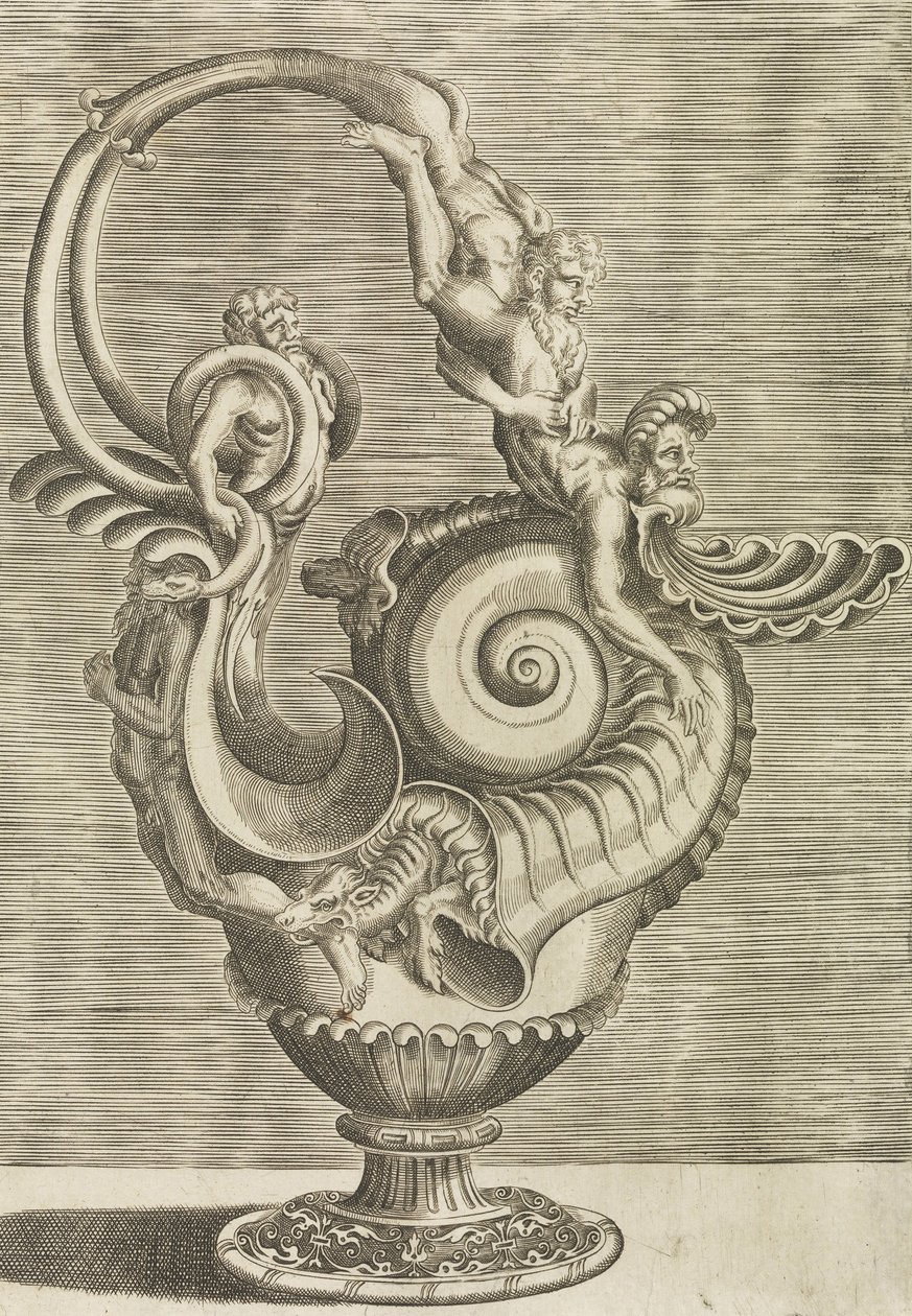 Fogantyús kancsó fogantyúval alkotó: Cornelis Floris Ii