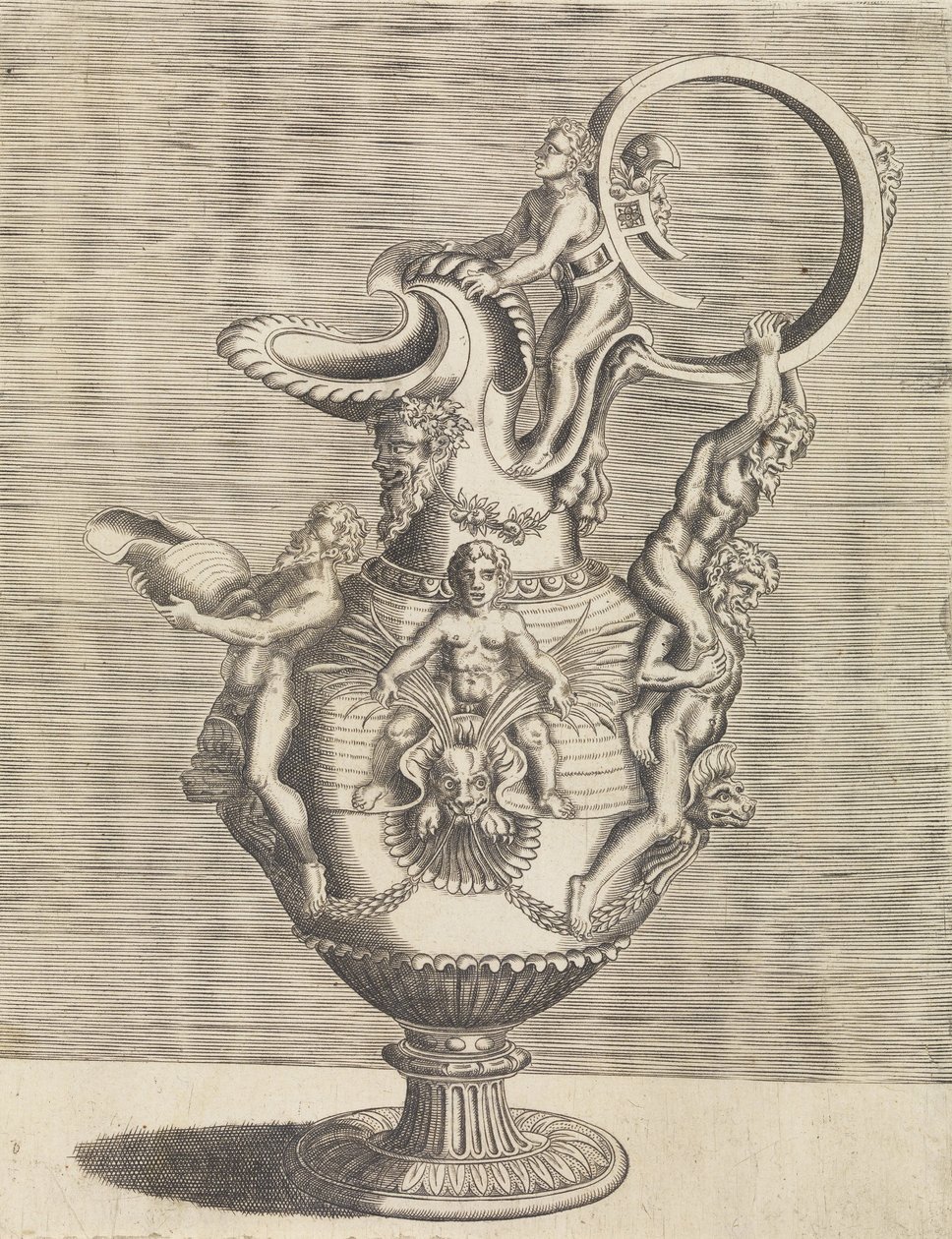 Fogantyús kancsó fogantyúval alkotó: Cornelis Floris Ii