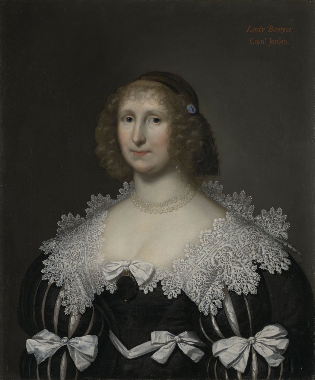 Hester, Lady Bowyer (szül. Skeffington) portréja alkotó: Cornelis Janssens van Ceulen