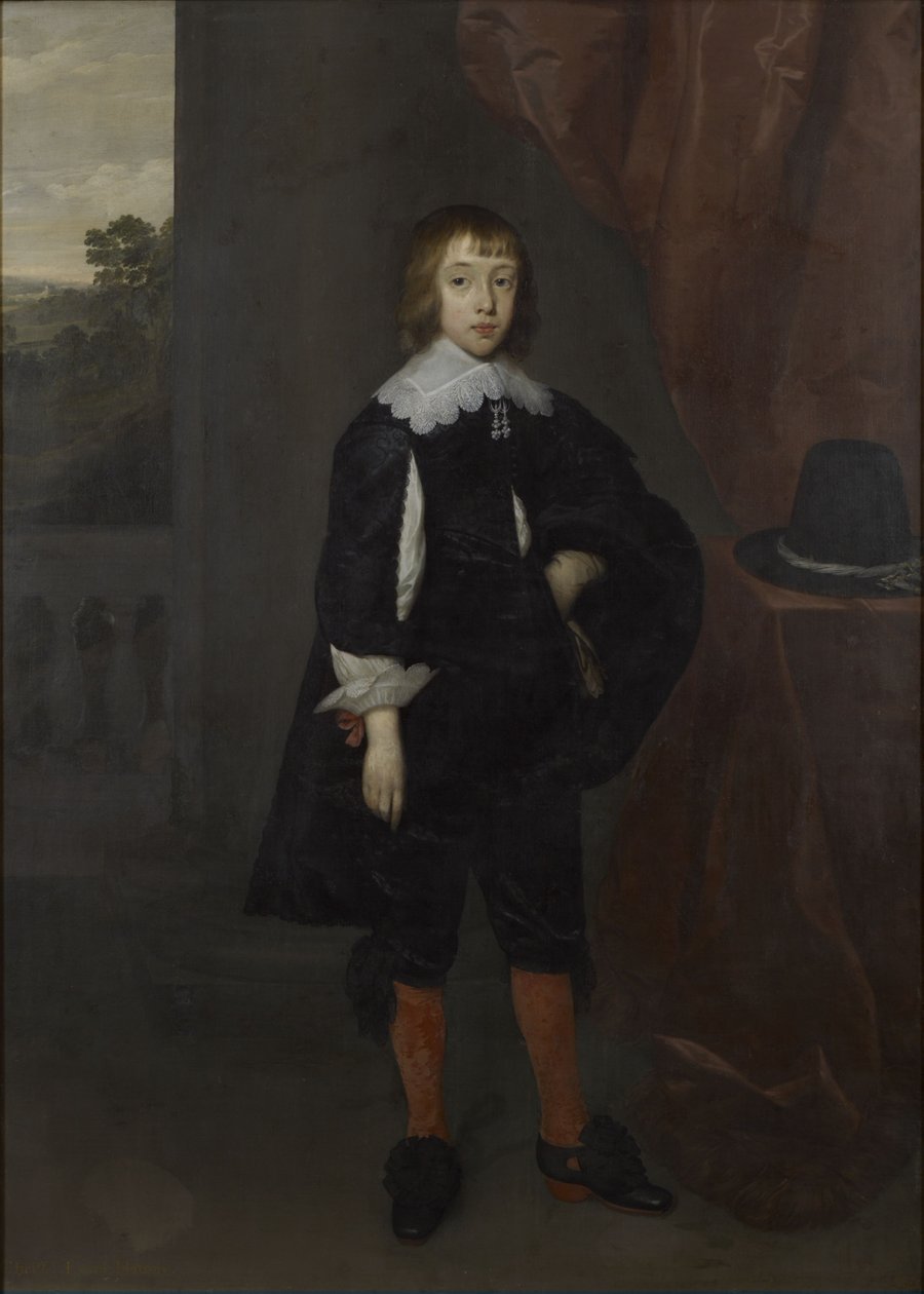 Christopher Hatton arcképe alkotó: Cornelis Janssens van Ceulen